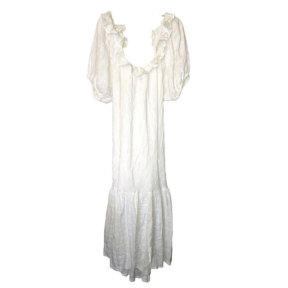 New Free People Kaylyn Midi Dress Free-est $108 SMALL Ivory - Picture 5 of 7
